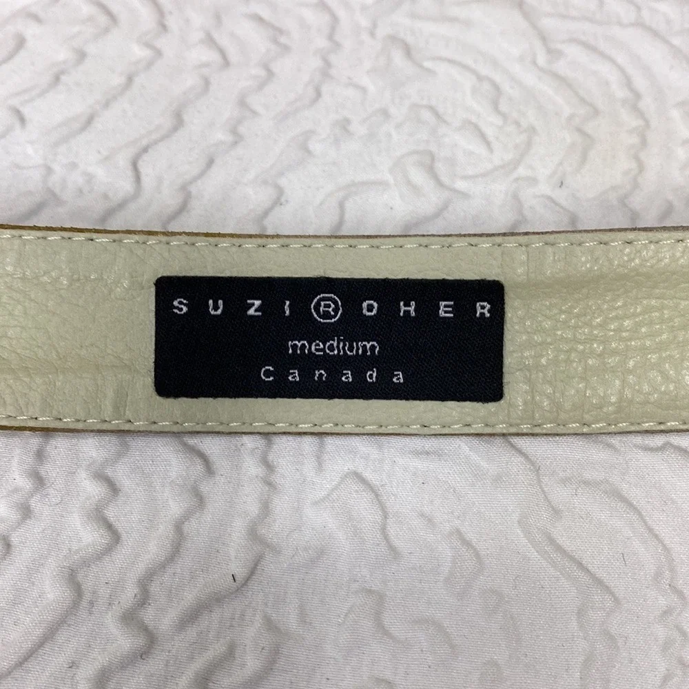 Suzi‎ Roher leather stretch belt